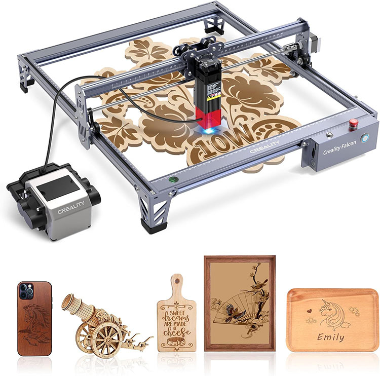 Hoe werk die lasergraver Falcon Pro 10W lasersnyer?