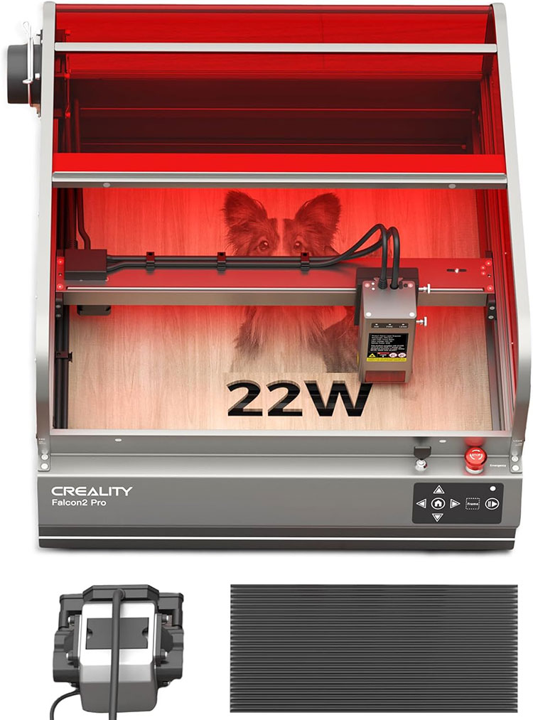 Falcon 2 pro 22W Laser Ingeslote Graveermasjien